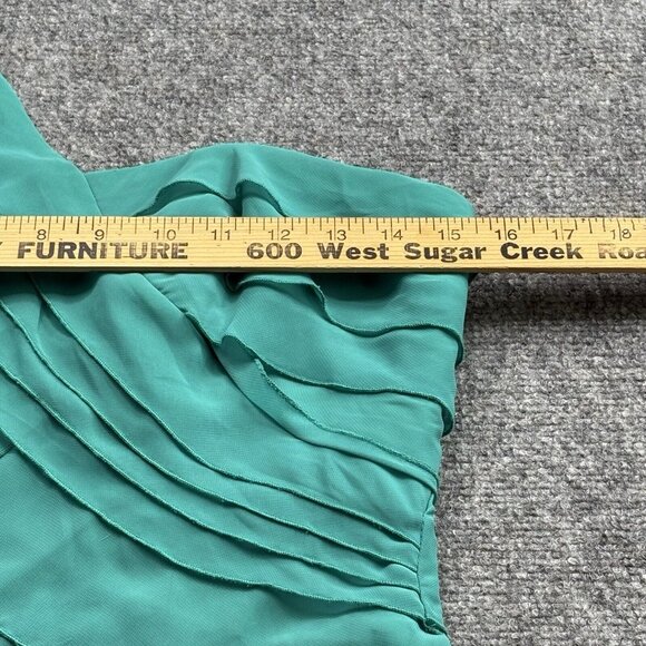 Max & Cleo Dress Womens 4 One Shoulder Chiffon Formal Prom New Years Eve Party - Picture 7 of 16